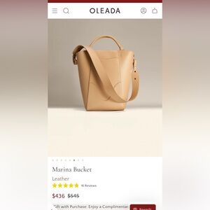 OLEADA Marina Bucket NWOT